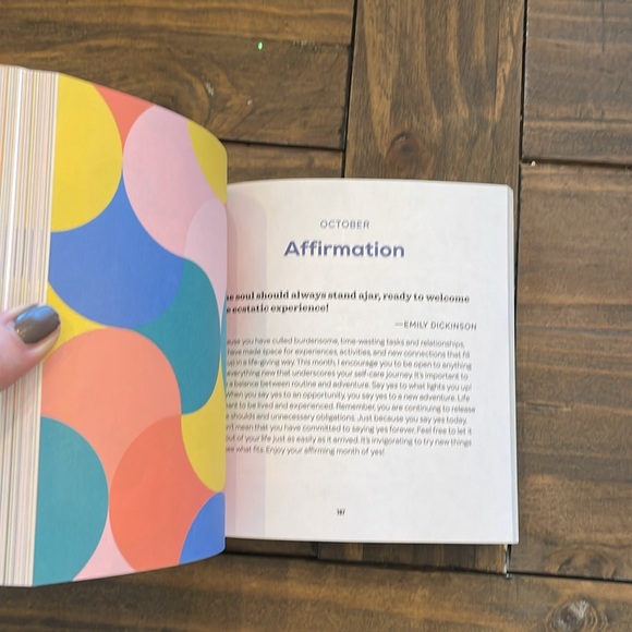 COPY - NWOT A Year of Self-Care by Sr. Zoe Shaw Paperback Book. - Picture 3 of 3